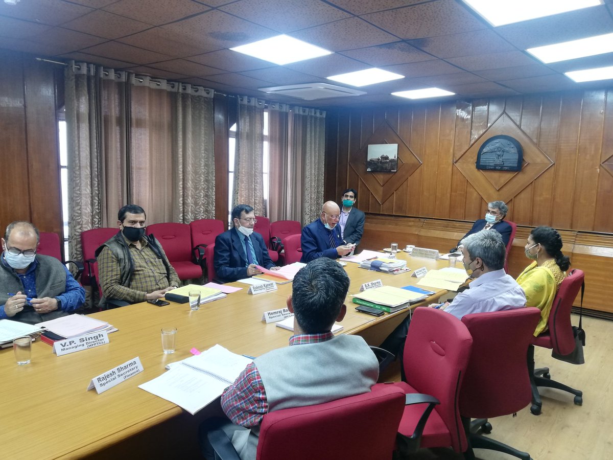 HPSLDCShimla's tweet photo. A glimpse of 10th General Body Meeting of HP Load Despatch Society on 25th August, 2020 at HP Government Secretariat, Shimla-02 https://t.co/jT1HLec2a1