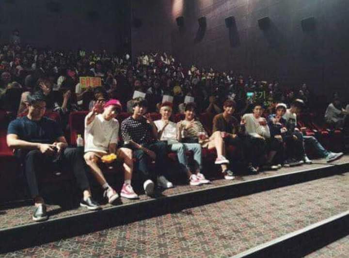 They really took armys to a movie date to celebrate their first ever win...