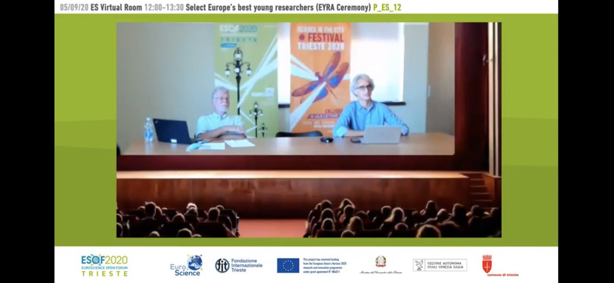EuroScience's tweet photo. Best Europe’s Young Researcher award for this year goes to (PhD): Michael Bossetta (Jury Prize) and Sophus Helle (Popular Prize) 🎉🎉🎉 Congratulations!!! @ESOF_eu #award #science #research https://t.co/b0Ie8MYZ1t