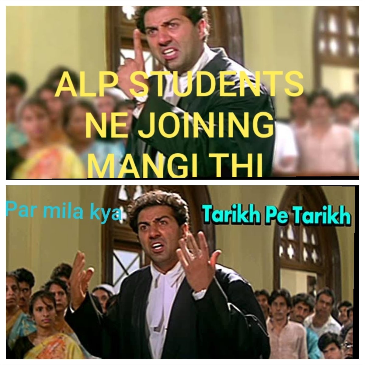 rinkurodhiya25's tweet photo. SSC , RAILWAYS &
CEN-01/2018
ALP EMPANELLED CANDIDATES NE JOINING MANGI THI
PAR MILA KYA TARIKH PAR TARIKH . . . . .
#RRBExamDates
#RRBEXAMDATES
#speakup
#ALPTraining
#ALPJoining
#SpeakUpForSSCRaliwaysStudends https://t.co/RdLniV294i