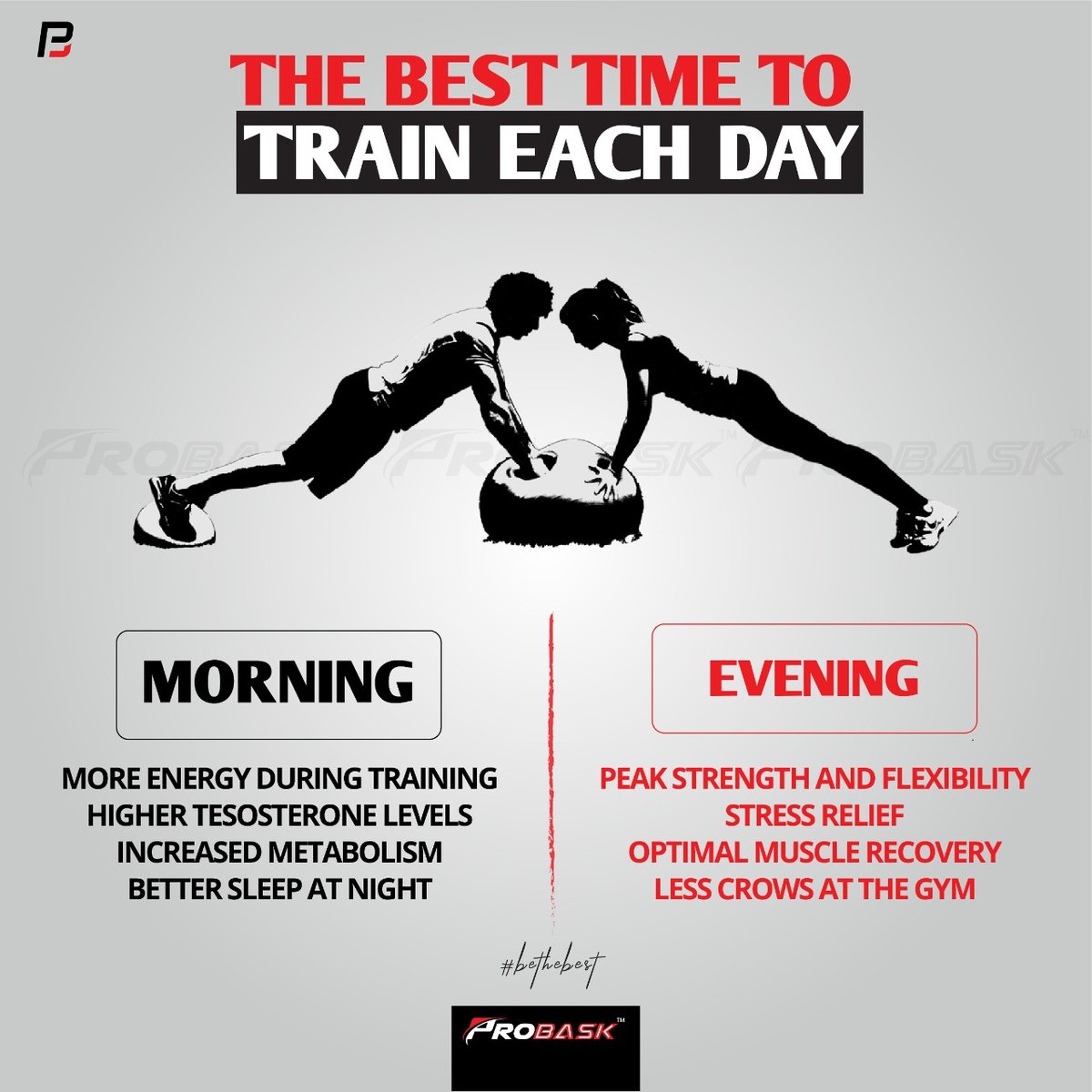 theprobask's tweet photo. Are you a Morning or an Evening Person?

#morning #evening #bethebest #probask #exercise #workout https://t.co/vD6YB9p1Bu