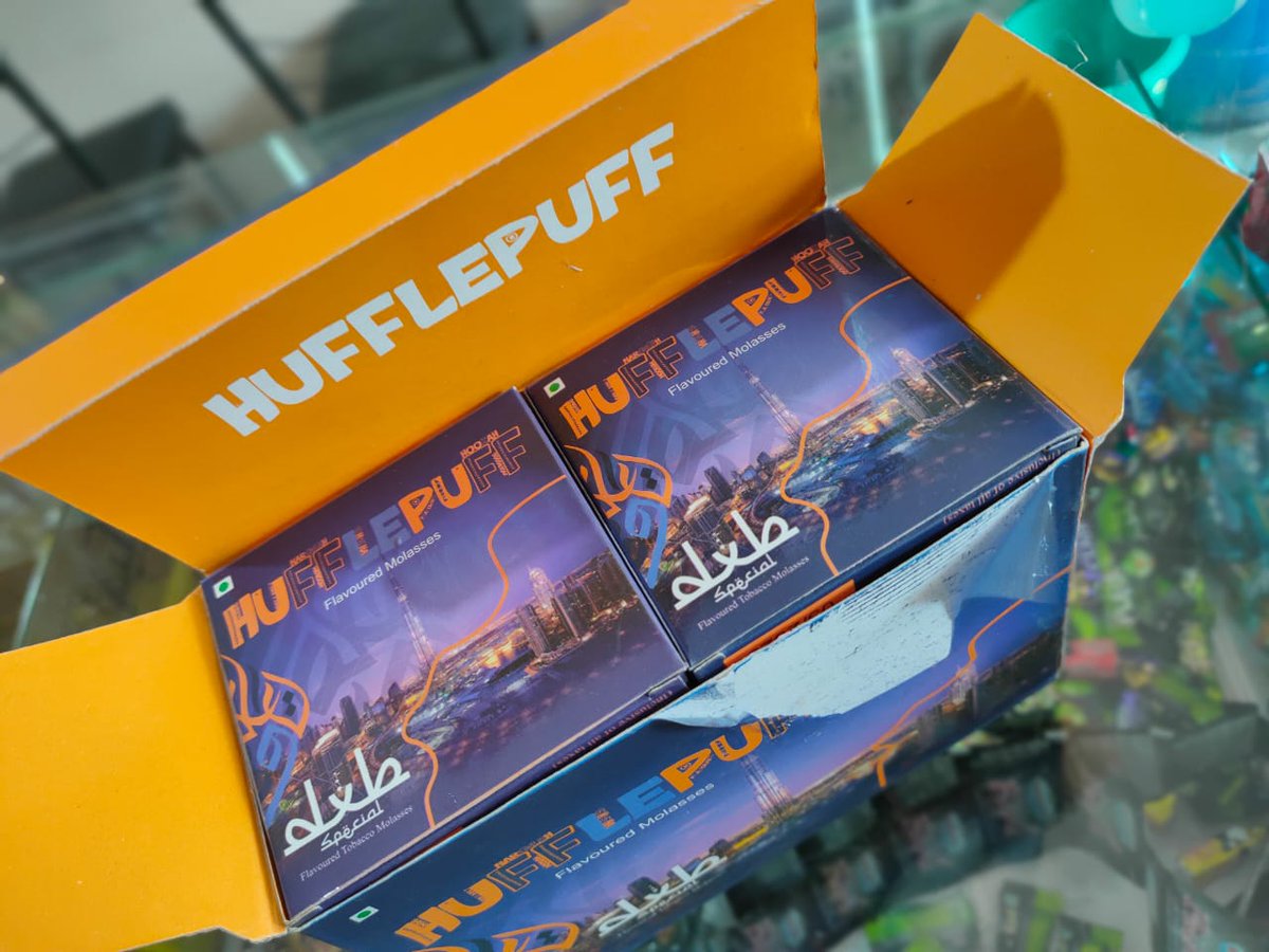 AkbarConfection's tweet photo. HufflePuff Dubai Special available at @AkbarConfection

📲 DM for price. 

#Hookah #Flavours #HookaFlavours #AlFakher #MrHookah #HufflePuff #Mint #DubaiSpecial #BrainFreez #SirCommissioner #HookahLover #Hukkah #FlavouredHookah #AkbarConfectionery https://t.co/LYdcE3vjdD