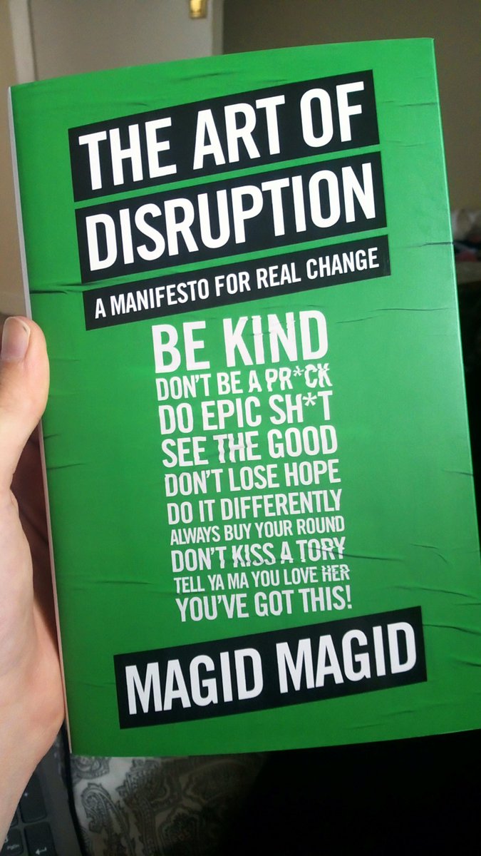 Cannot wait to get stuck into my new book, @MagicMagid has been (and continues to be) a huge influence for me and what I try to do as a Councillor. I'll be sure to do what I can from this manifesto for change when I'm the Mayor of Bangor as well!
#ManifestoForChange