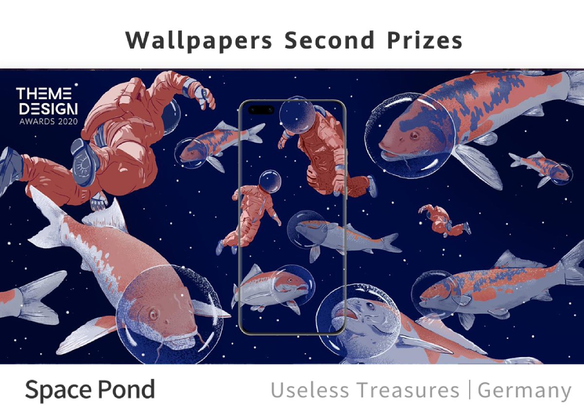 Huawei's tweet photo. #ThemeDesignAward: The Champs

#Imagination takes us to places that doesn’t exist in this 🌍. Or do they 👨‍🚀?

#wallpaper #astronaut #Space #Koi #WeekendWonders #ArtInTech #InsightsOutside https://t.co/FFCRhkcNu5