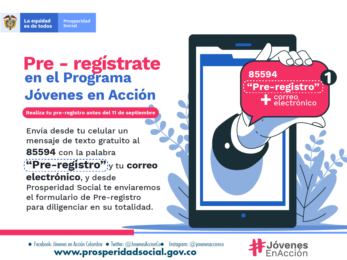 Jovenes En Accion On Twitter Quieres Hacer Parte De Jovenesenaccion Invitamos A Los Estudiantes De Las Universidades Publicas Y Aprendices Del Senacomunica A Prerregistrarse Antes Del 11 De Septiembre El Proceso Tambien