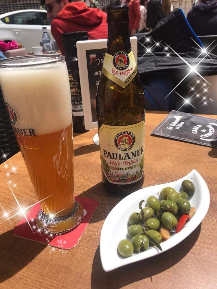 Disfrutando una fresquísima Paulaner, cerveza 🍺🍺 bávara de Múnich con este pedazo de sábado al sol 🌞 en nuestra terraza.

#Malaga #Septiembre #Terraza #verano #Cerveza #beer #Aperitivo #CostadelSol