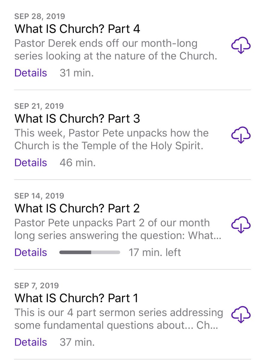 Tomorrow kicks off our first Sunday in an annual sermon series we do called “What IS Church?” | If you want a refresher from 2019, you can find them archived on <a href="/iTunes/">iTunes</a>  <a href="/GooglePlay/">Google Play</a> &amp; <a href="/SoundCloud/">SoundCloud</a> | Also at buff.ly/2RDtDY0 | Service starts 10:30am In-Person &amp; Livestream