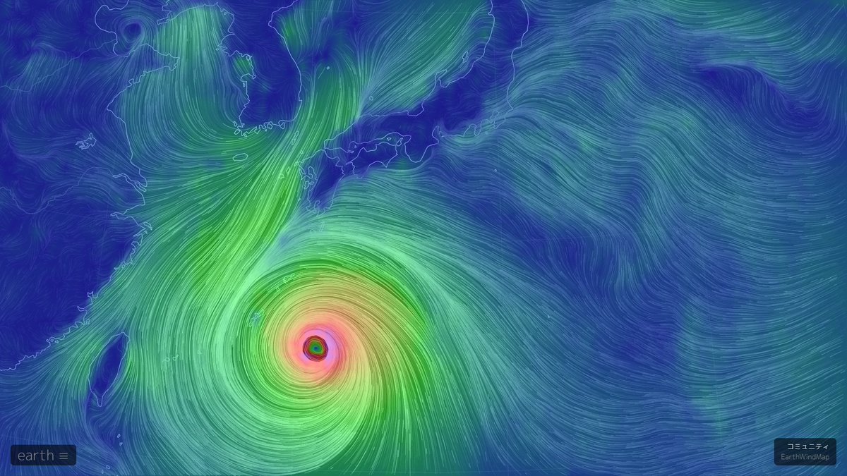 Kenzi Noike Earth 地球の風 天気 海の状況地図 T Co Zftxatl0j1