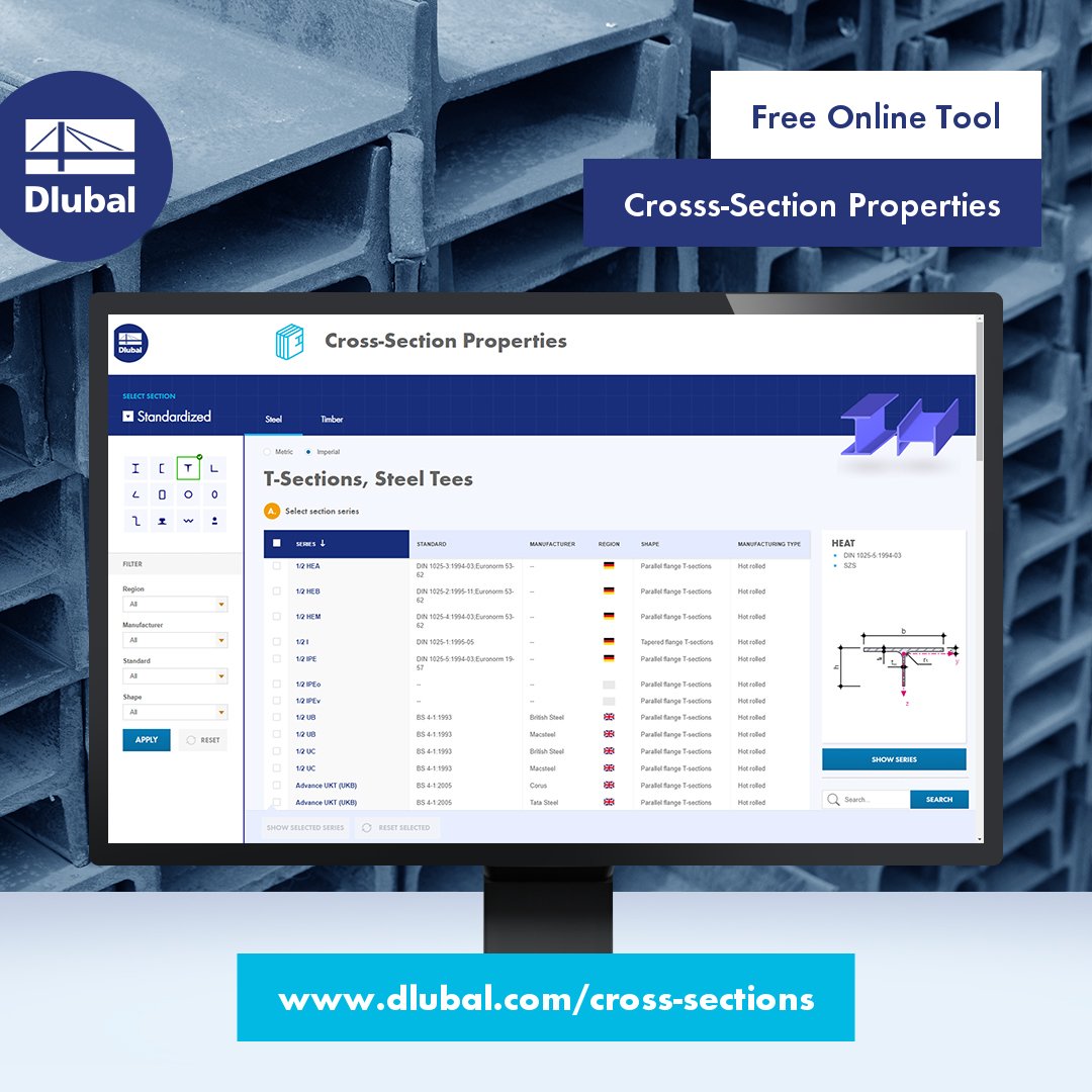 dlubal_en's tweet photo. Free Online Tool: Cross-Section Properties of Standardized Sections or Parametrized Cross-Sections
https://t.co/x8FiTTyHkz
#CrossSection #CrossSectionProperty #Section #StandardizedSection #StructuralAnalysisSoftware #EngineeringOffice #StructuralAnalysis https://t.co/s7Zk4810ir