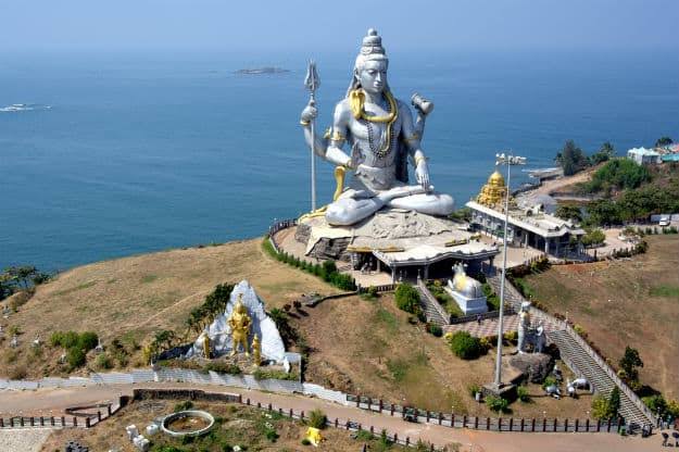 ¤ Ujjain Mahakal mandir of Lord Shiva¤ Murudeshwar Temple n Statue of Lord Shiva in Karnataka