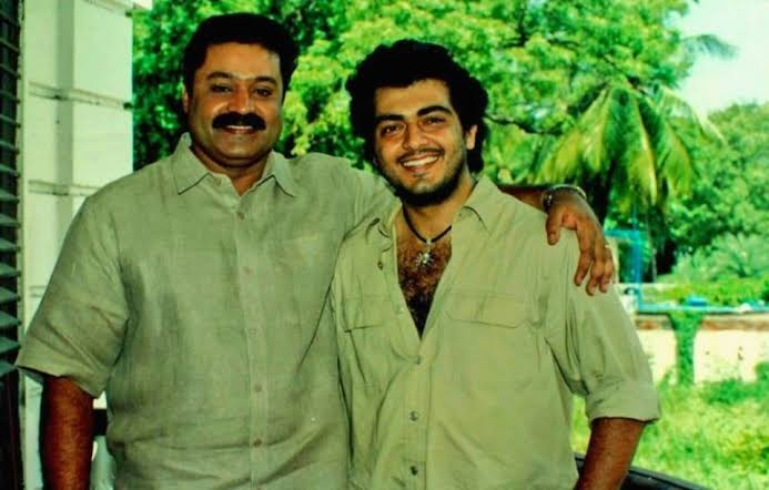 "DHEENA" with Suresh Gopi This is ARM debut film and the chemistry between Ajith and Suresh Gopi who played adopted brothers was one of the major reason for the film tasting box office success and of course film gains significance as AJITH came to be know as "THALA" #Valimai