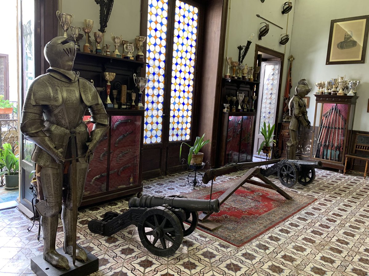 Weapons room. If you’re in Palermo, make sure to visit Palazzo Conte Federico!