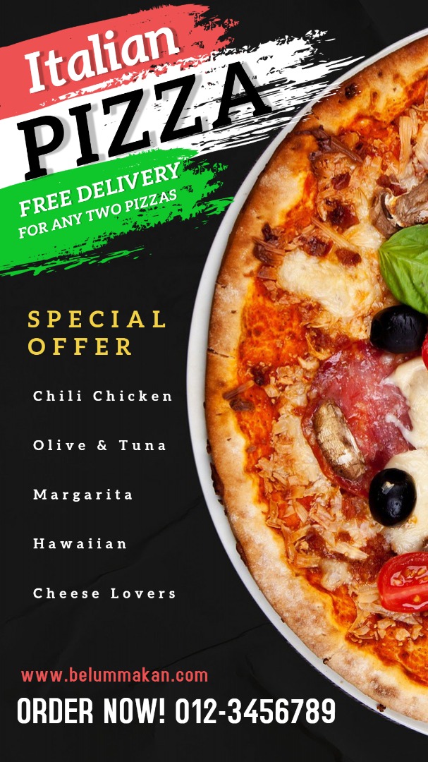 BelumFood's tweet photo. Any pizza lovers ?? Order from us today to enjoy the special offer.  #pizza #belummakan https://t.co/mHKJIT0ME3