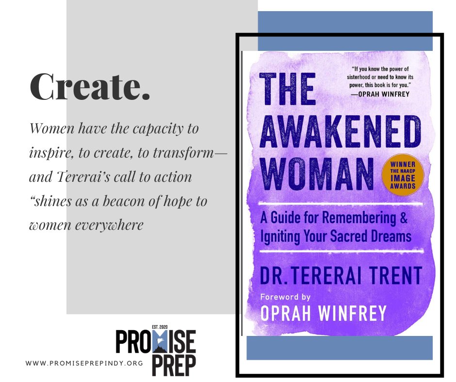 PromisePrepIndy's tweet photo. #WhenWomenLead we all win.This month's first installment of our #virtualbookclub is a personal favorite of our Founding Asst. Principal, Kristy Jones. 
.
.
.
#PromisePrep #ConnectCreateCommit #EveryChildHasPromise https://t.co/pOGmpObYUP