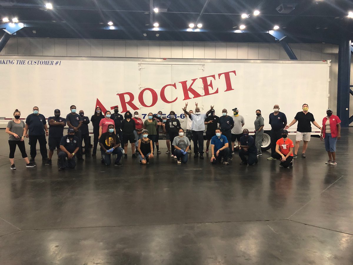 HoustonTX's tweet photo. Help is on the way from Houston to East Texas to help people recovering from Hurricane Laura.

Trucks filled with supplies donated by generous Houstonians will arrive in Orange, TX. this morning.

More details: 👉🏾 https://t.co/mhXebC29bU https://t.co/PuK9CDZMsE