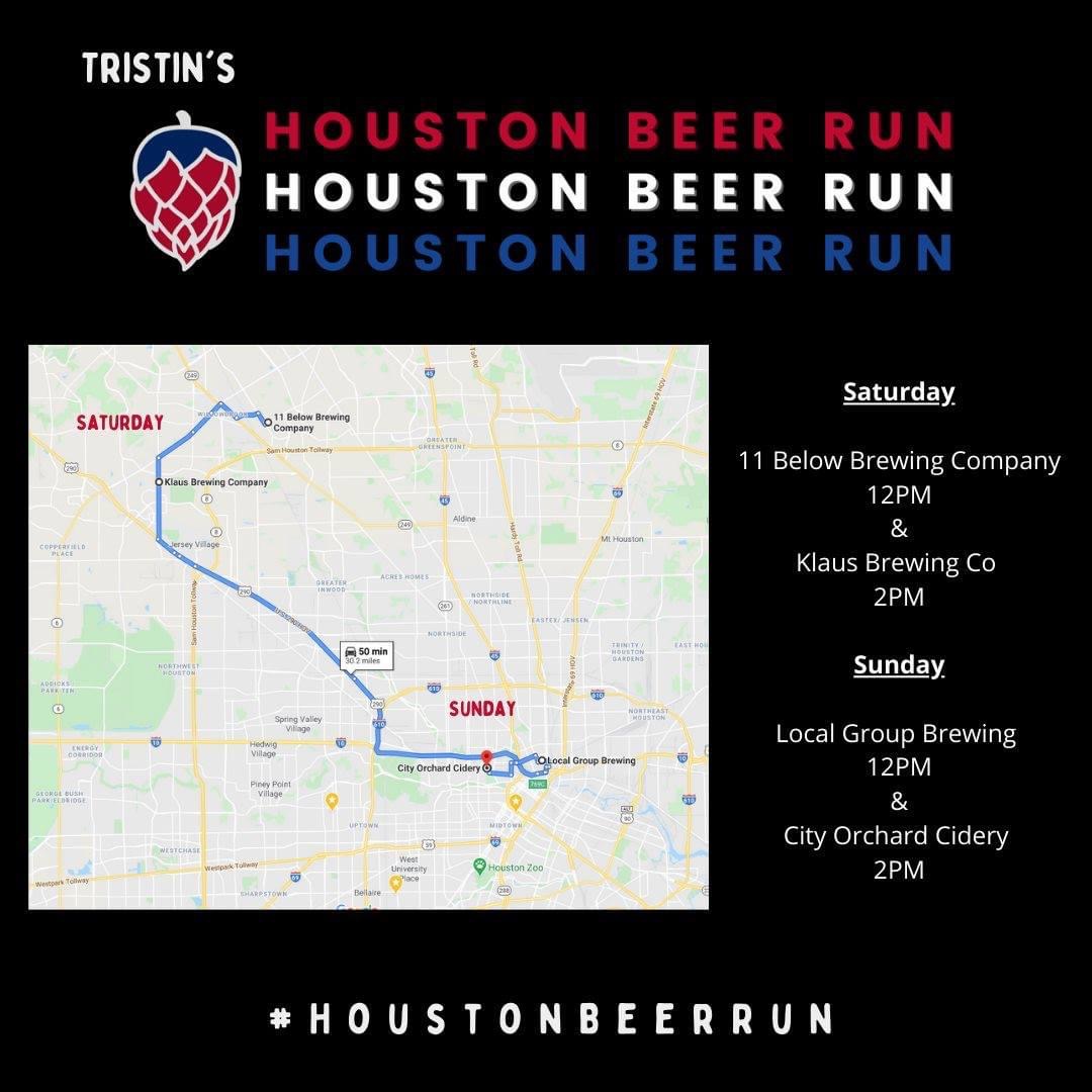CollectiveTexas's tweet image. Come see Tristan today @11BelowBrewing  and Klaus! 
#HoustonBeerRun #SaveTexasBreweries