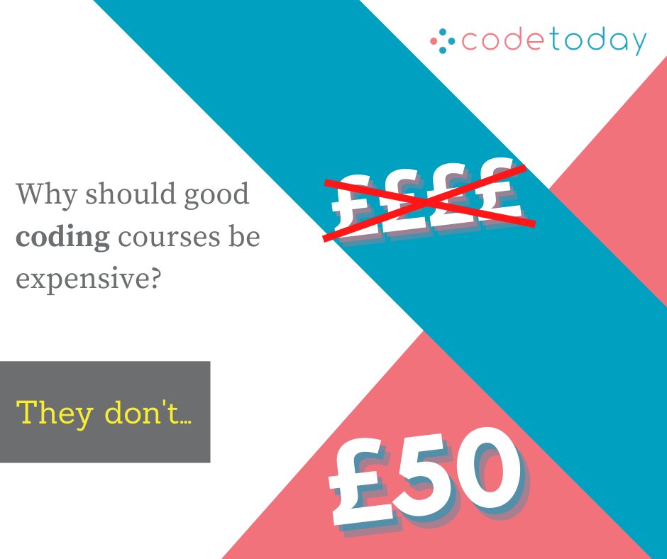 codetoday_'s tweet image. #WhyCodetoday❓

Why should #Coding Courses for #Kids be expensive❓

They don&apos;t…

Live Online #Python courses are £50
✅4 Live Sessions delivered by experienced instructors
✅Extra material on learning platform
✅Access to student-only forum

Read More👇
codetoday.co.uk/python-coding-…