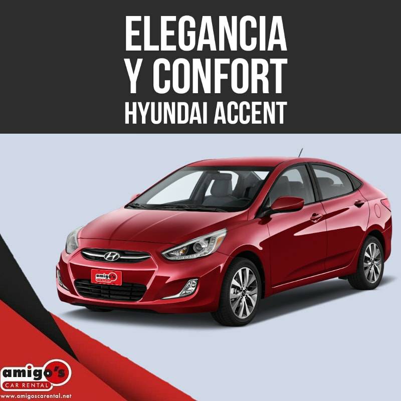 El Hyundai Accent es parte de la gama de vehículos que ofrecemos, este se caracteriza por un muy buen confort a la hora de conducir, así como un diseño exterior muy agradable a la vista.