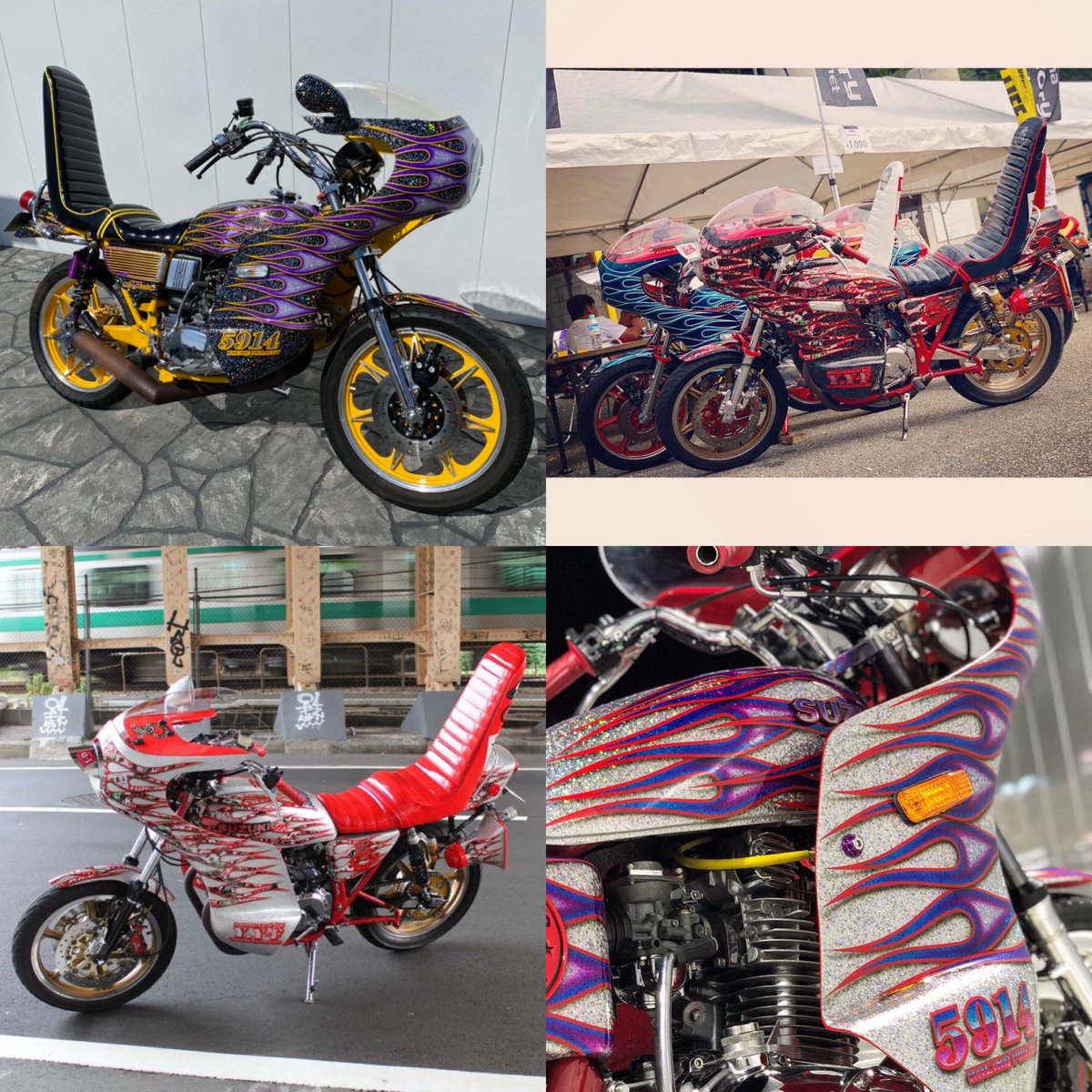 CBX400F キャンディーライフ外装セット