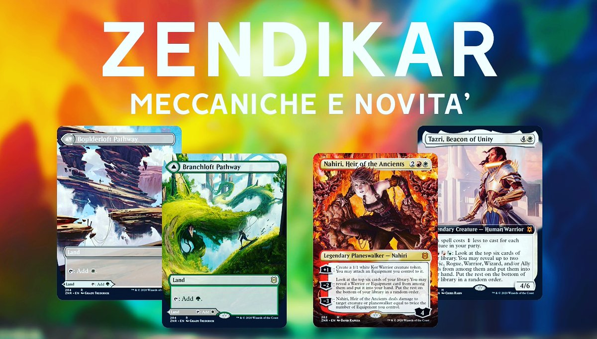 Temporalmtg's tweet photo. ⚡ZENDIKAR: Meccaniche e Novità 
#zendikar #Zendikarrisin @wizards_magicIT @wizards_magic 

https://t.co/gfSXnpdWNa https://t.co/lcqku0MVCV