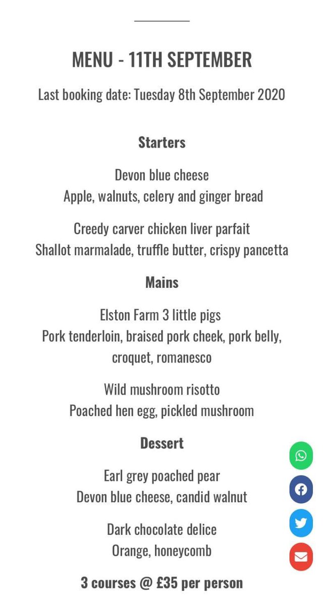 AshburtonColjan's tweet photo. Still a few spaces left for  Friday 11 th September 

Please call 01364754011 to book your place #coljan #ashburton #dartmoor #devon #Foodie https://t.co/2TkR7JqKwV