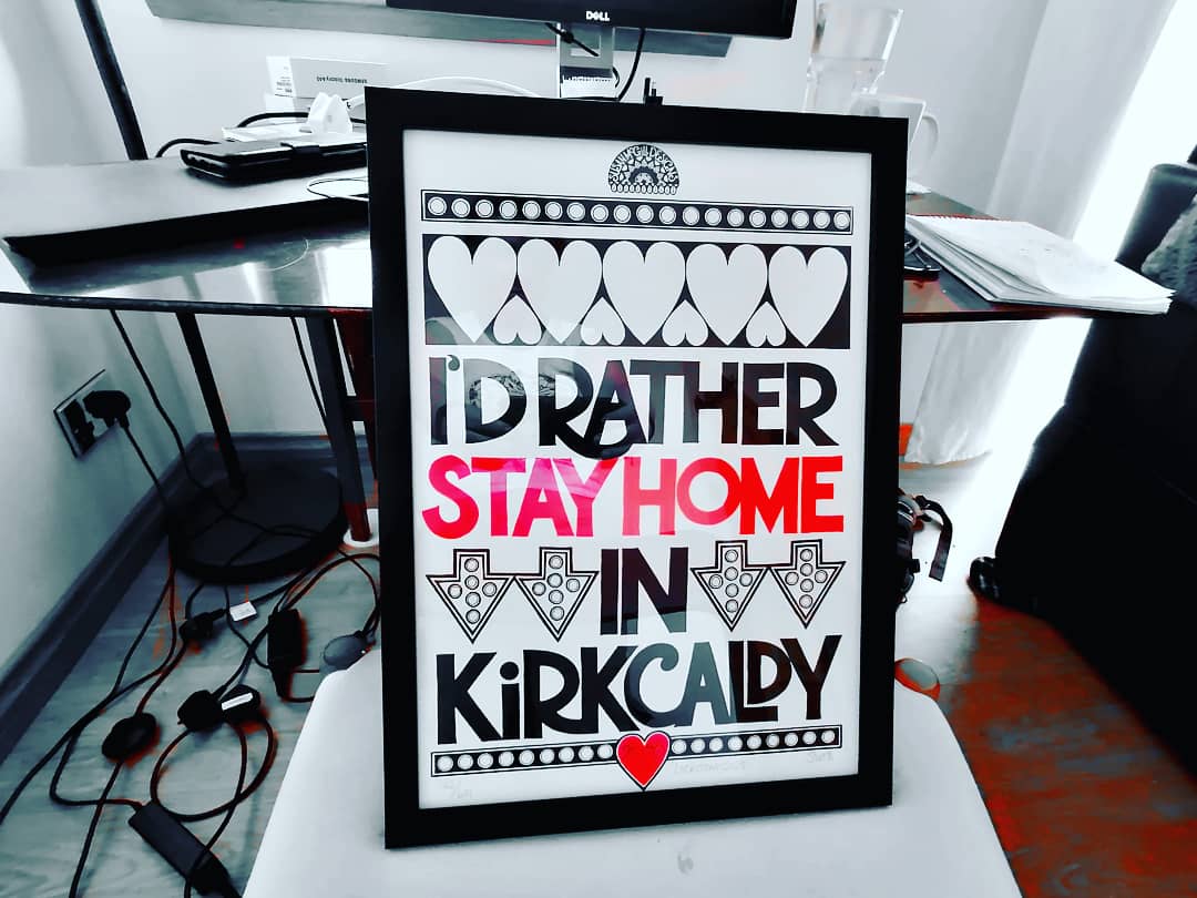 CathRuane's tweet photo. I've eventually got it framed....now where to hang it?? @smcgilldesigns @LoveOorLangToun @welcometofife https://t.co/61ZmxUjdQ2
