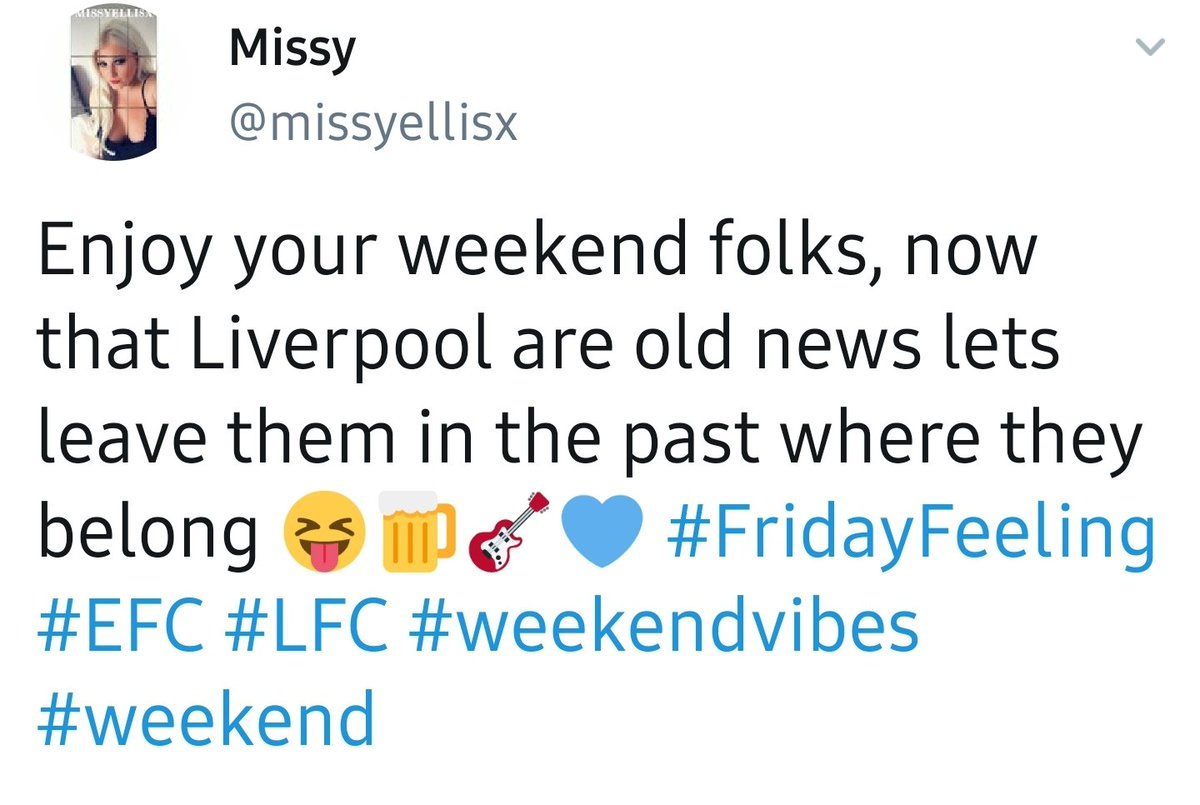 AnfieIdExpress's tweet photo. @IanR_1970 @footballYNFA 🤣🤣🤣 "leave Liverpool in the past" that's where Everton have been living for aslong as I can remember 😂 #LiverpoolIsRed @missyellisx https://t.co/HNNP2PWGbx