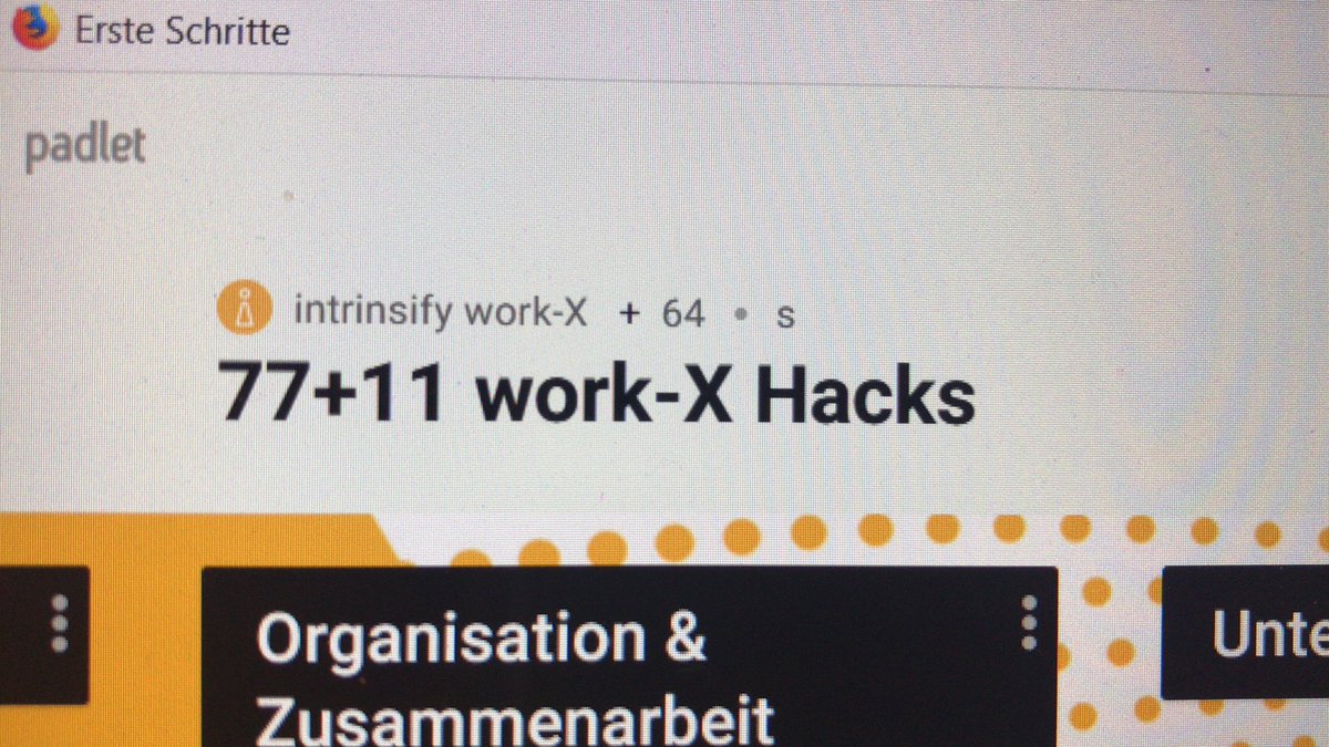 #workX20 ... Wir „machen“ Festival... und teilen das, was uns hilfreich ist... sehr inspirierend