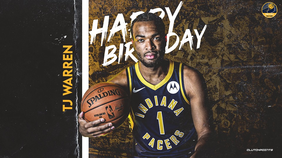 Join Pacers Nation in wishing TJ Warren a happy 27th birthday! 