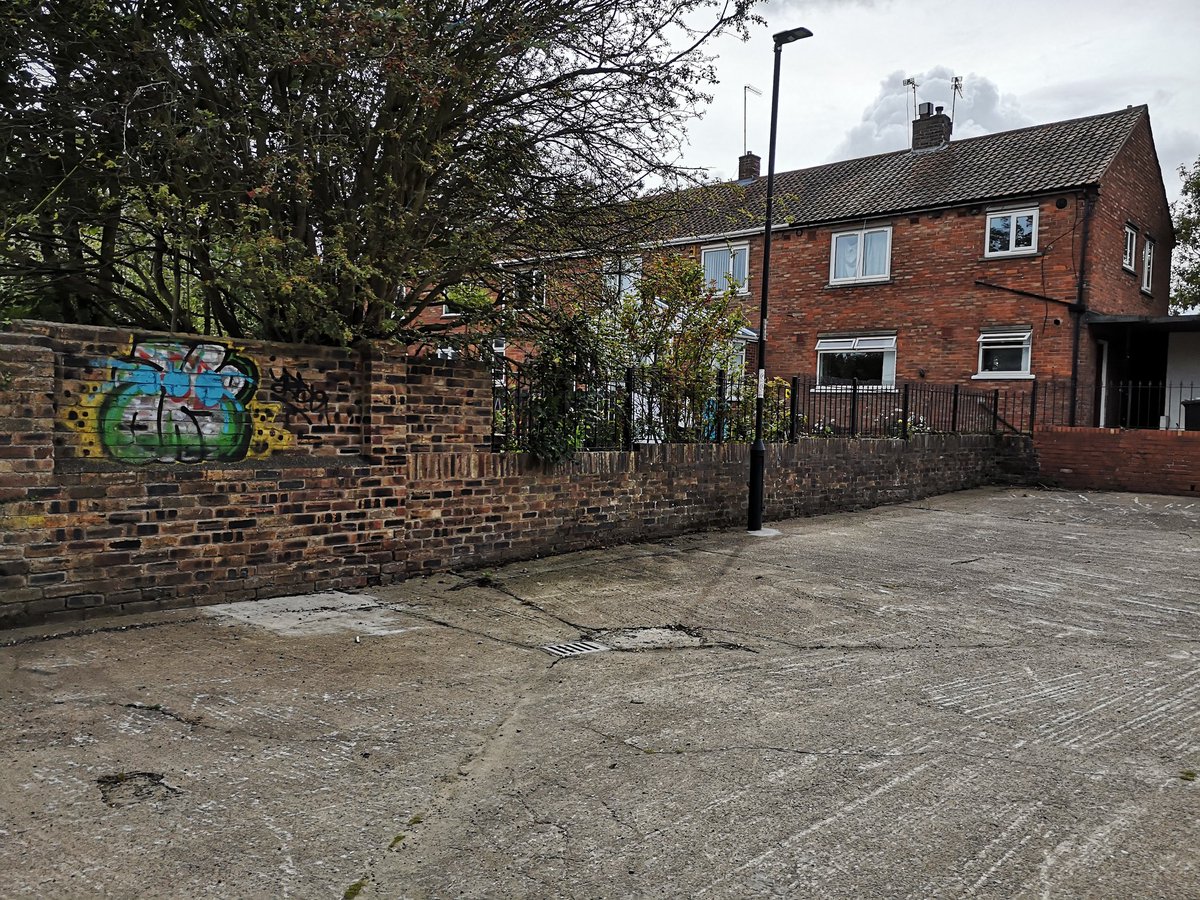 A surprise! I think this may have been part of the original waggonway wall. It's definitely older than the housing and that strange brick block looks very much like a "something else was here!" bit- I'll double check with the maps later.