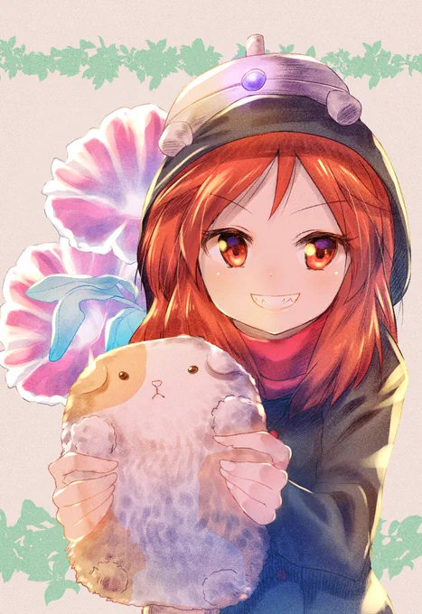 先日りくねえ推しの方にリプ頂いたので
今日はりくねえです!
「おれっちのだ!いいだろ～?」
もるもるを抱えてそんなセリフが聞こえてきそうなシーンに
「ミョー」
「まえのラッキービーストみたいで美味そうだナ」
「こら!やめろ!」

#ケムリクサ
#ケムリクサファンアート 