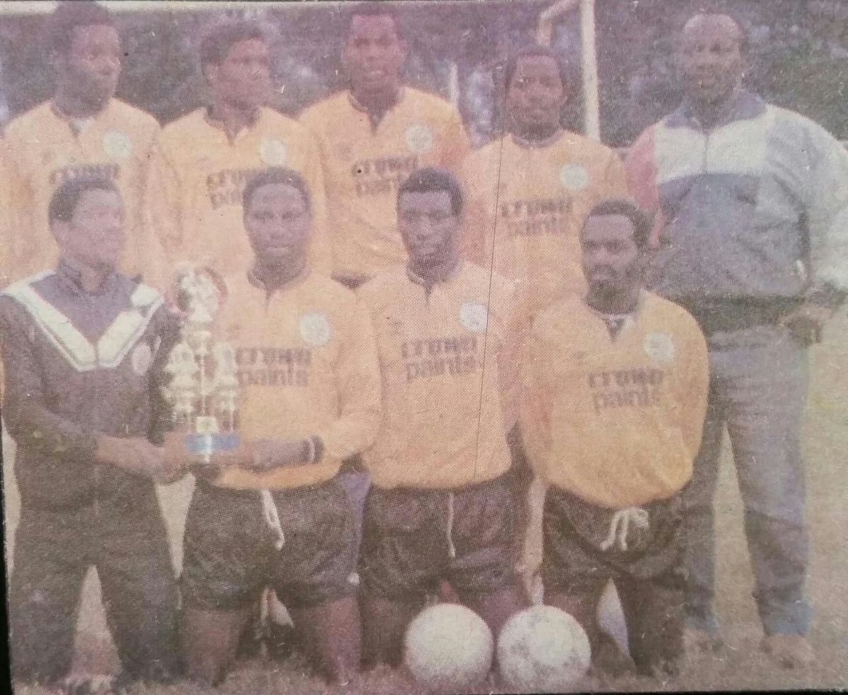  @AFCLeopards also won the Arusha International Invitation Cup in 1989 and posed with the third kit in the  @CrownPaintsPLC jersey