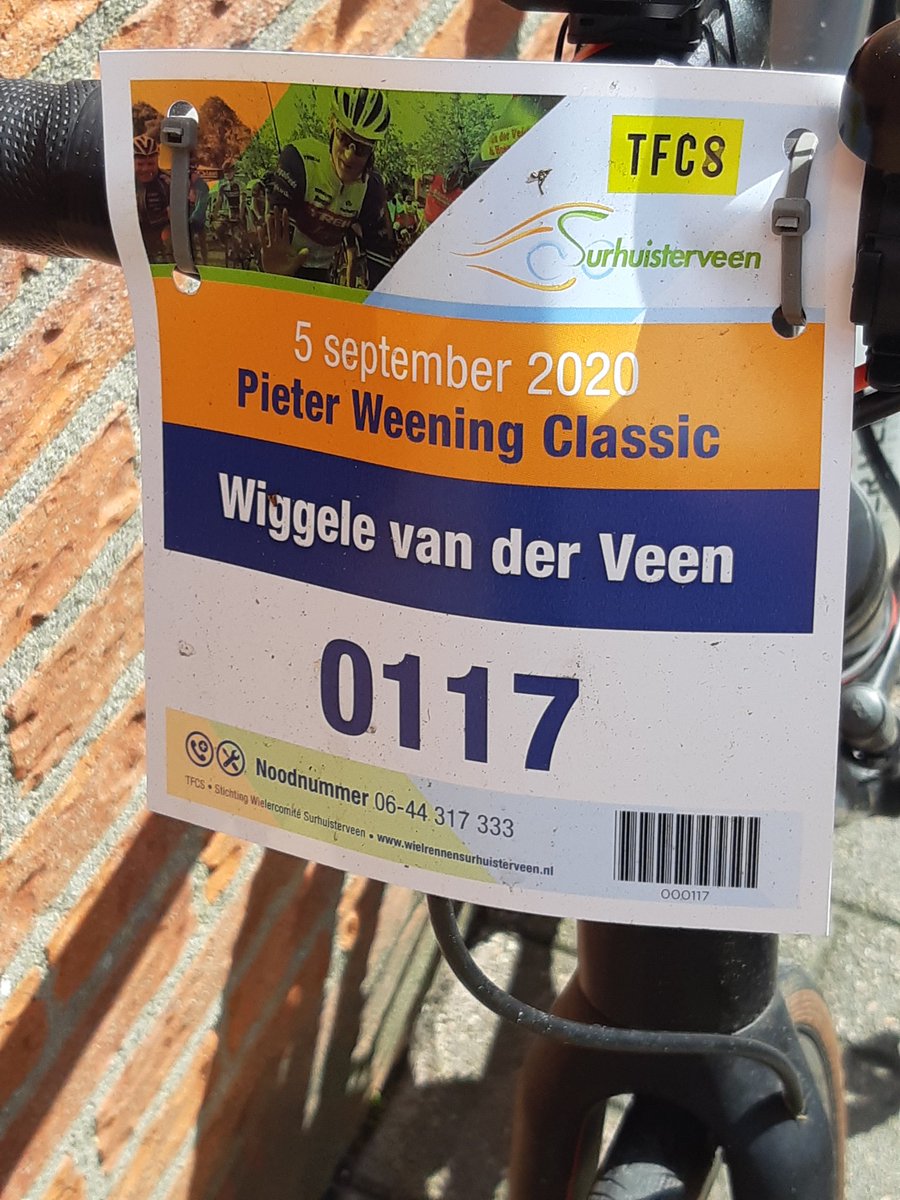 WiggelevdV's tweet photo. Mooie 100km #pieterweeningclassic toertocht gehad @fietsclubvdw https://t.co/yzOedh4zsc