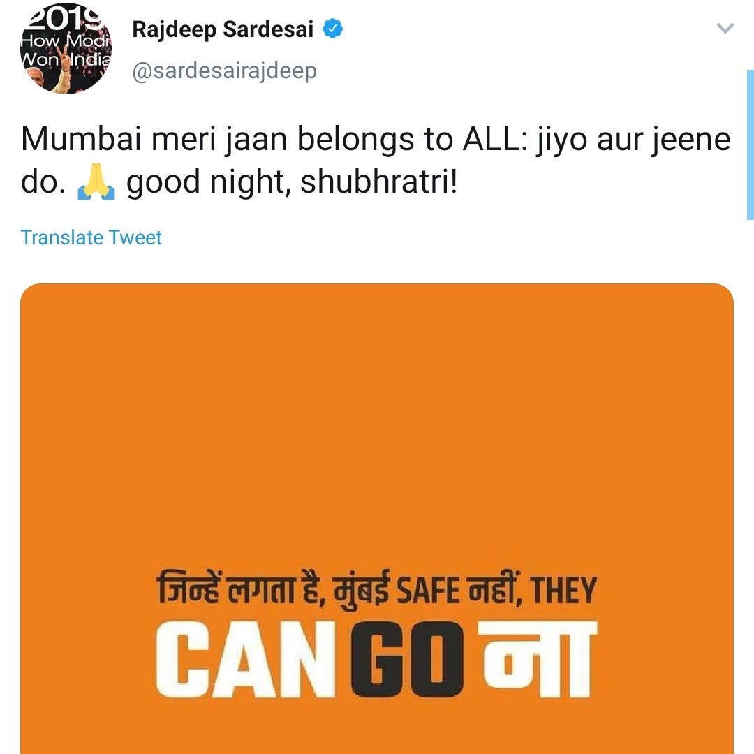 “The “Aamir Khan has right to express his opinion on intolerance but Kangana has no right to express her opinion 🤐🤐🤐
For Rajdeep this is Journalism naaaaaa DAL___LI