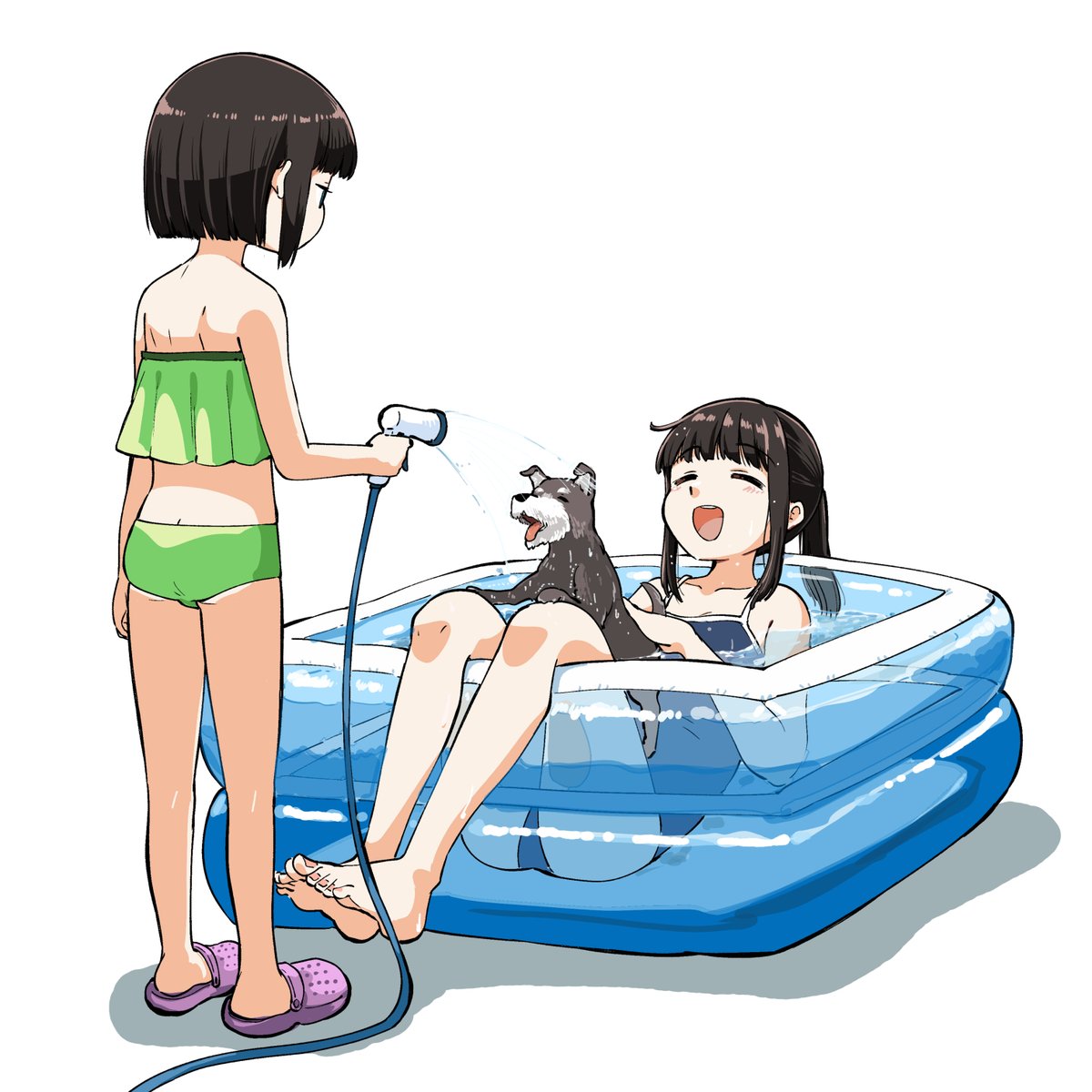 「ステイホームで夏終わるー 」|くみちょうのイラスト