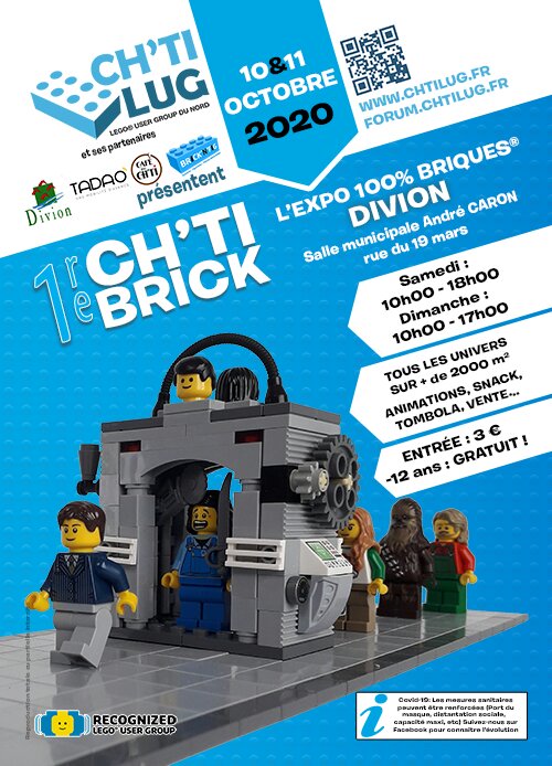 ChtiLug's tweet photo. Essayons de terminer 2020 de la meilleure manière, avec par exemple :
- Kaamelott au cinéma normalement
- @Briquefan 17, ça c'est sûr 😎
Et
- une expo #lego on l'espère !
10 et 11 oct à Divion #chtibrick
(Vous connaissez la chanson : possible annulation cause covid) https://t.co/mAZ3nexEuJ