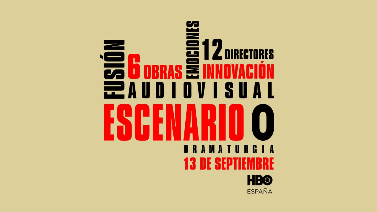 6 obras reimaginadas en un proyecto único. #Escenario0 se estrena el 13 de septiembre.