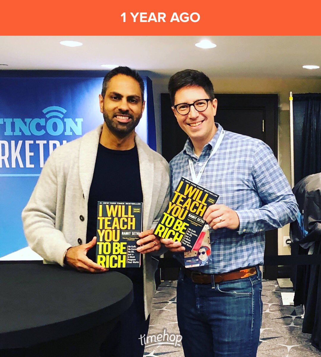 StojBoj's tweet photo. Wow. What a difference a year makes. #traveling #conferences @ramit @FinCon #fincon2019 https://t.co/ZKJ3SA3tuu