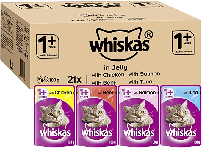 whiskas 84 pouches