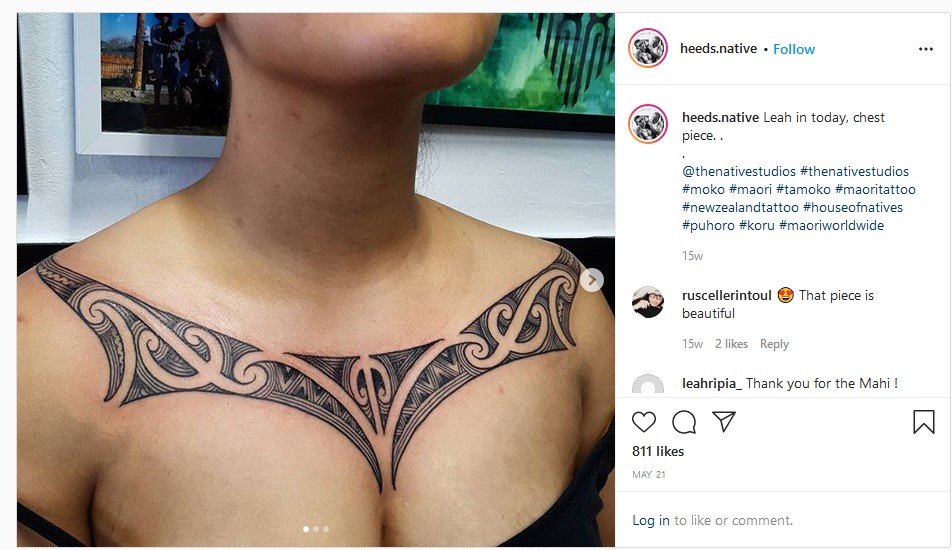 So for the uninitiated Ta Moko/Moko refers to the traditional practice of Māori tattooing, some people mistakenly think it just means facial tattoos but it actually refers to any act where one Māori makes permanent markings on another Māori which reference their whakapapa 2/14