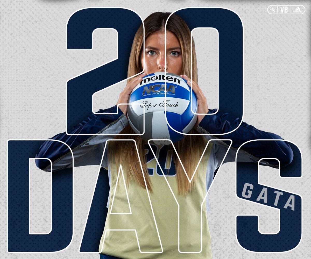 GSAthletics_VB's tweet photo. The countdown begins!

Only 20 days left until our season opener at home vs App State!

#HailSouthern | #GATA https://t.co/VLfwwHwSXQ