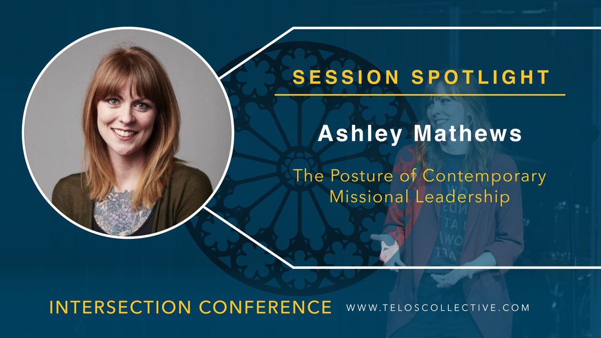TelosCollective's tweet photo. This Labor Day weekend, our Session Spotlight is on the Rev. Ashley Mathews, Education Pastor at @ATLTrinity's Westside campus! She will be sharing on "The Posture of Contemporary Missional Leadership." Join us for just $39!  #intersection20 https://t.co/q8W0SmEk9q https://t.co/KKIVqo7W9c