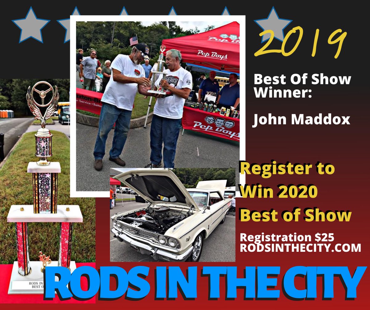We just want to spotlight the 2019 Best of Show winner, John Maddox! Thank you, John! Your support helped raise funds for us to house 4 homeless veterans in East Tennessee! Register to win 2020 Best of show at rodsinthecity.com #endinghomelessness #veteranhomelessness