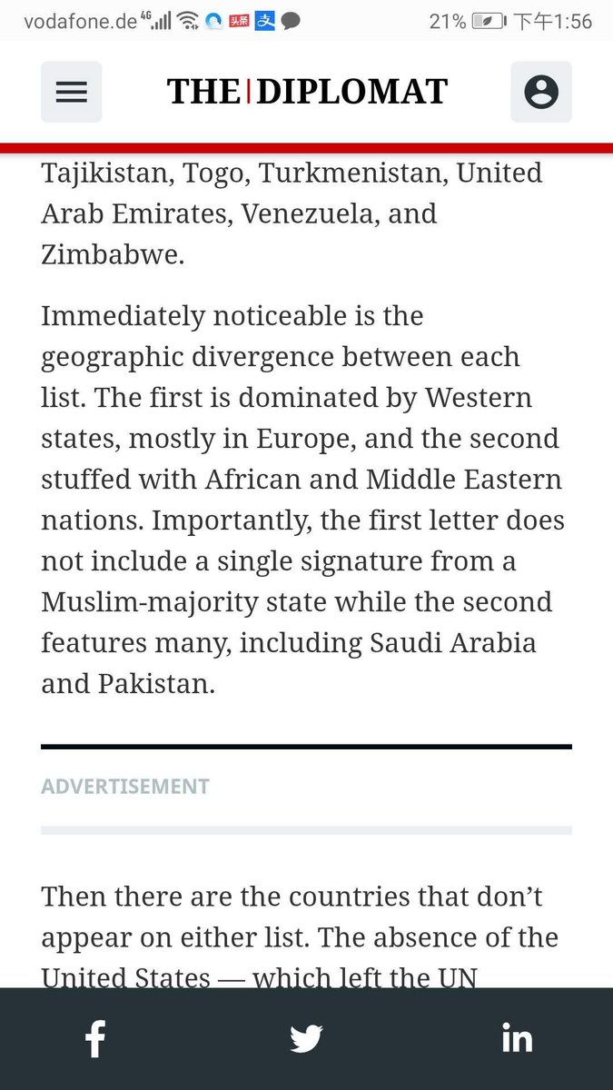 “But I read on BBC, ABC, CNN..” Stop right there and give this a read.  https://swprs.org/the-propaganda-multiplier/ In fact, it is only Western countries that have adopted this narrative against China; not a single Muslim country supports this narratives.  https://twitter.com/navinaheyden/status/1298229268040896512?s=21