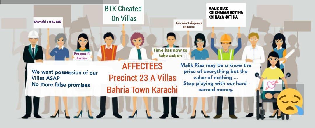 #BTK_P23A_Villas_Affecties_Karachi 
@MalikRiaz_ @BahriaTownOffic 
Deliver our Long Awaited P23AVillas