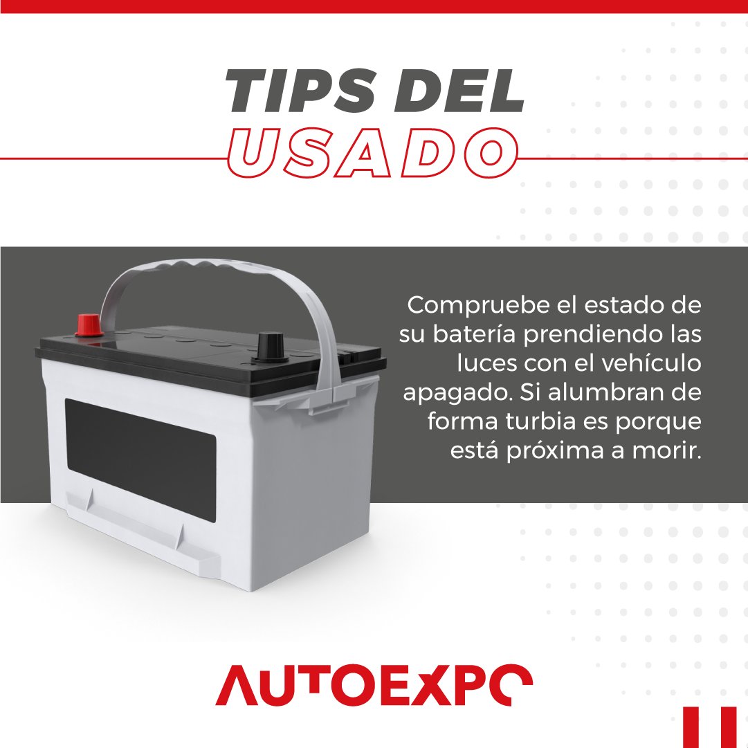 Auto_Expo's tweet photo. #TipsDelUsado: Si sus luces parpadean con el vehículo apagado, tiene problemas con su batería. 
#AutoexpoBlog
#carrosusados
#carrosusadosbogota
#autos
#carros
#bateria
#mantenimiento
#taller https://t.co/vED4PHBF6R
