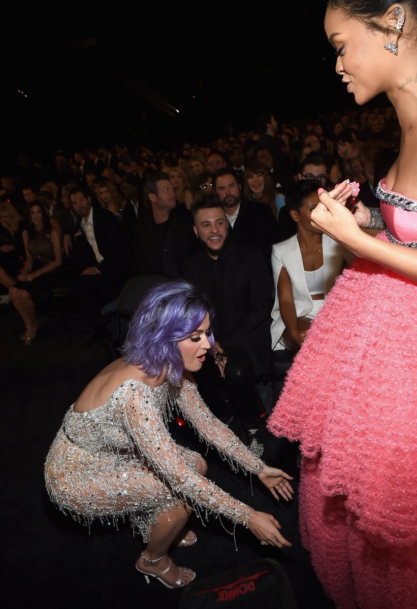 Rihanna & Katy at the quinceañera