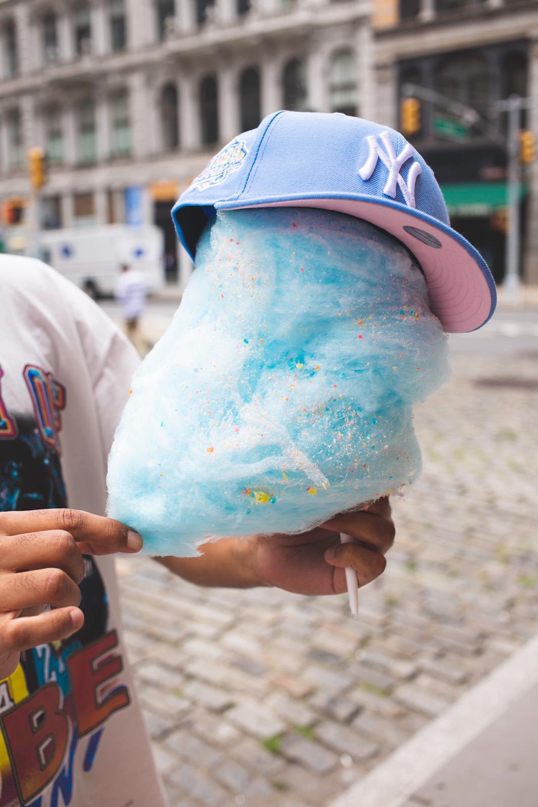 cotton candy mlb hats