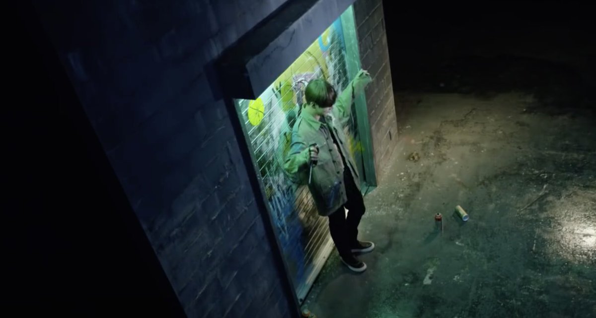 In STIGMA, Taehyung was seen being arrested for spraying graffiti on public property. From The Notes, we know that he had one of the roughest childhood, as his mother abandoned his sister and him while their father physically abused his sister and him. We also know that he often
