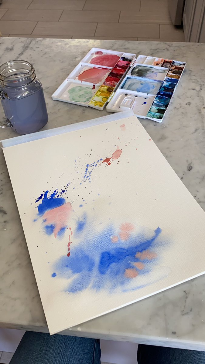 Today I slept in and then brought my coffee outside and listened to <a href="/arielleestoria/">Arielle Estoria</a>’s poetry on the <a href="/TheLiturgists/">The Liturgists</a>. And then I ate some soft boiled eggs, and then I painted my feelings. And it has really just been a slow and perfect day